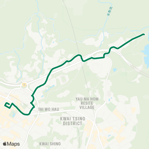 Green Minibus Nt - 82 map