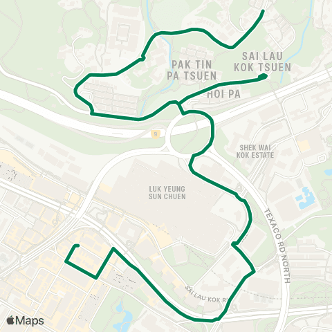 Green Minibus Nt - 85 map