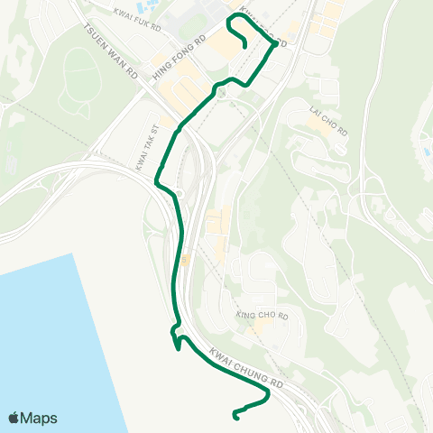 Green Minibus Nt - 87m map