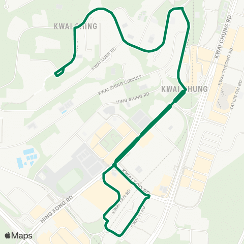Green Minibus Nt - 89m map