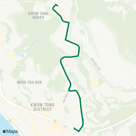 Green Minibus Kln - 47 map
