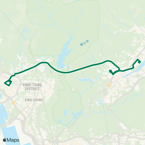Green Minibus Nt - 482 map