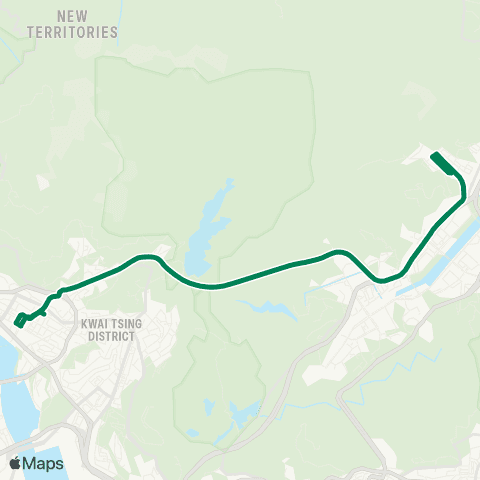Green Minibus Nt - 481 map