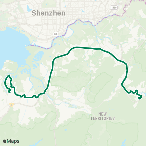 Kowloon Motor Bus Tai Po Market Station - Tin Yiu map