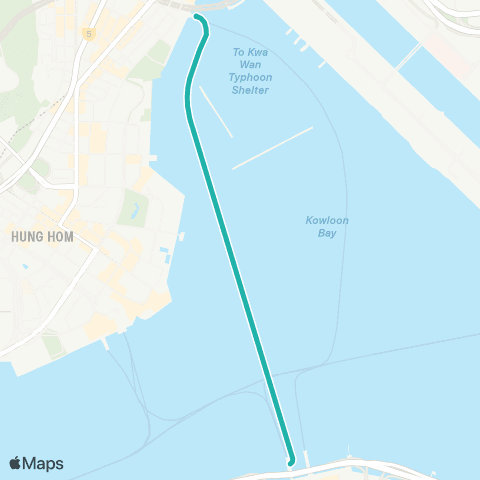Hong Kong Ferries North Point - Kowloon City map