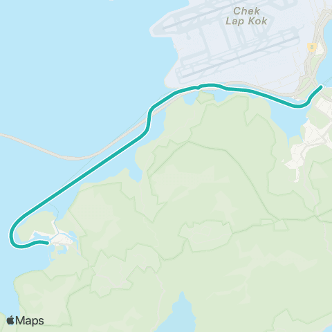 Hong Kong Ferries Tung Chung - Tai O map