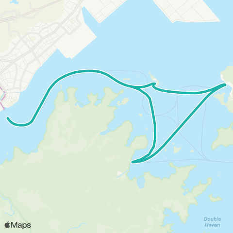 Hong Kong Ferries Sha Tau Kok - Lai Chi Wo / Kat O / Ap Chau map