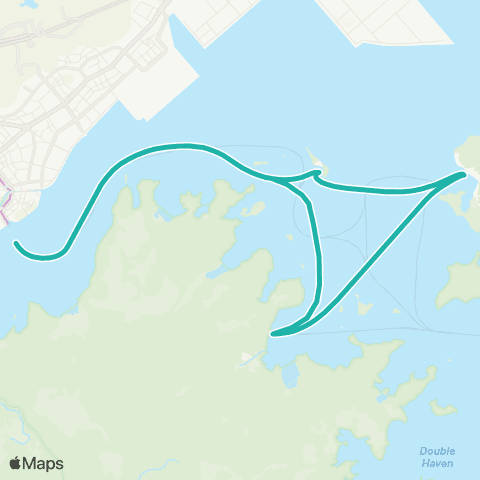 Hong Kong Ferries Sha Tau Kok - Ap Chau / Kat O / Lai Chi Wo map