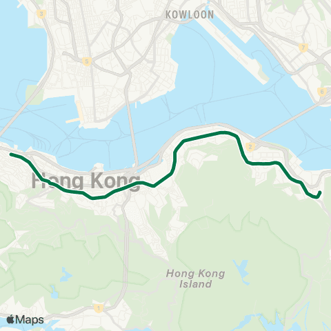 HK Tramways Shau Kei Wan - Western Market map