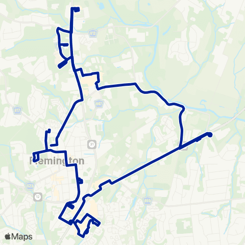 Hunterdon LINK Raritan Twp - Flemington map