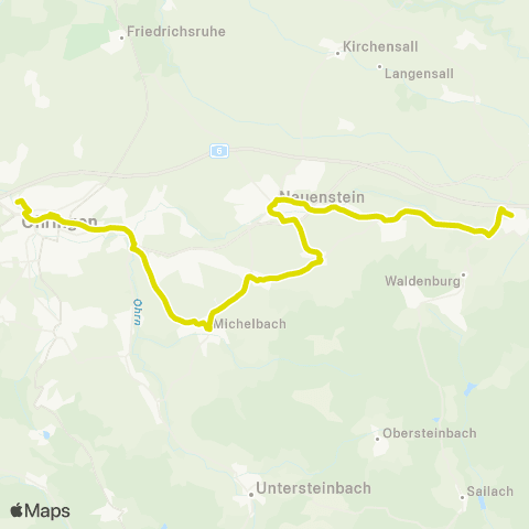  Heilbronner · Hohenloher · Haller Nahverkehr GmbH  map