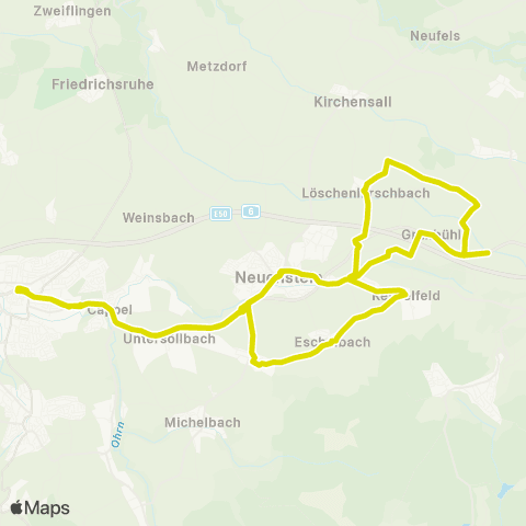  Heilbronner · Hohenloher · Haller Nahverkehr GmbH  map