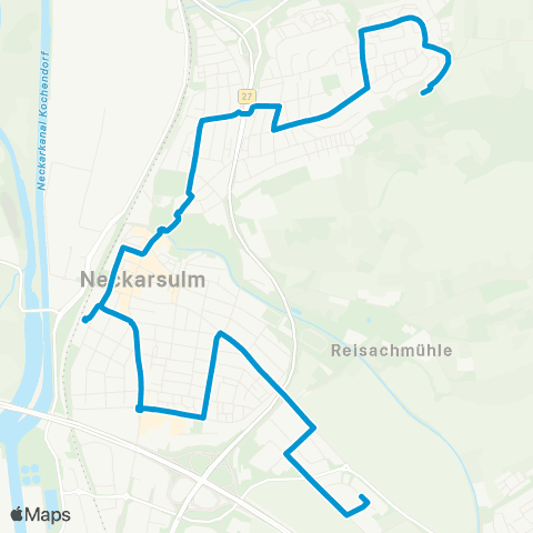  Heilbronner · Hohenloher · Haller Nahverkehr GmbH Stadtbus Neckarsulm Schülerverkehr map