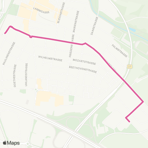  Heilbronner · Hohenloher · Haller Nahverkehr GmbH Expressbus: Trendpark - Bahnhof Ost map