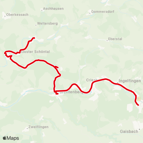  Heilbronner · Hohenloher · Haller Nahverkehr GmbH  map
