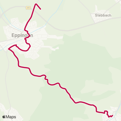  Heilbronner · Hohenloher · Haller Nahverkehr GmbH Kleingartach - Eppingen map