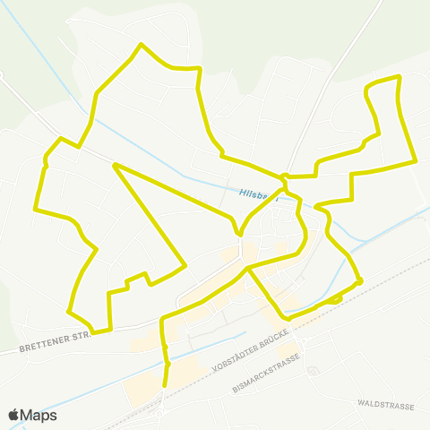  Heilbronner · Hohenloher · Haller Nahverkehr GmbH Nordstadt-Linie map