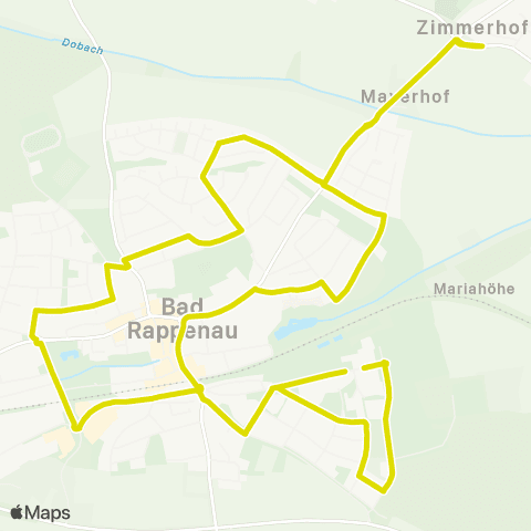  Heilbronner · Hohenloher · Haller Nahverkehr GmbH Ringlinie Salinenklinik map