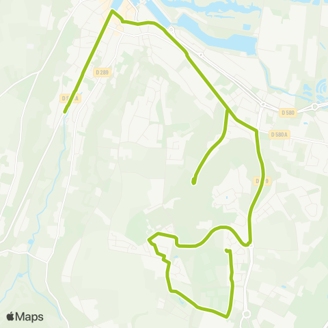 Hobus La Claire - Champlain map
