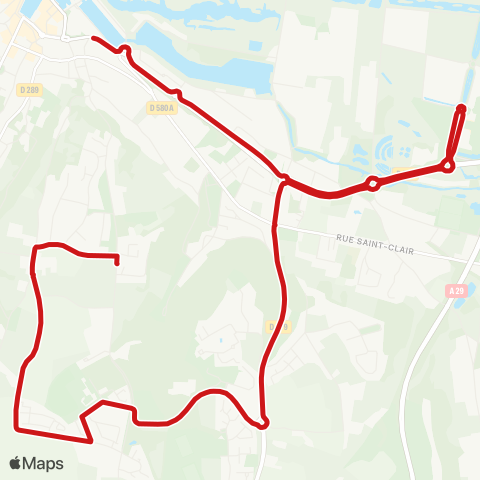 Hobus Claude Monet - Ctre comm./Gare routière map