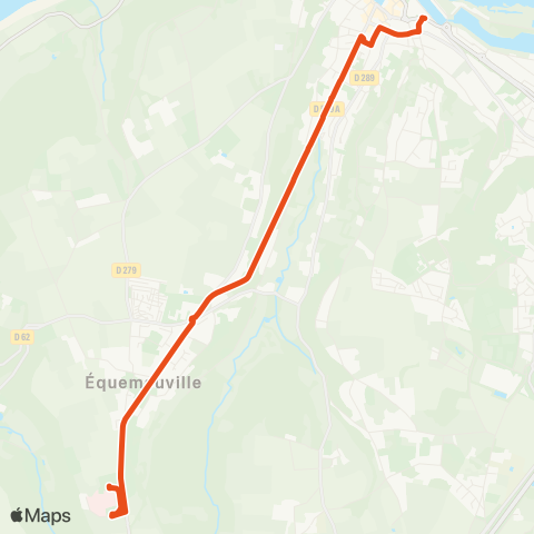 Hobus Navette Hôpital map