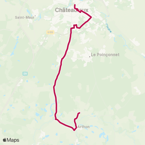 Horizon Giraudoux / Cotinière map