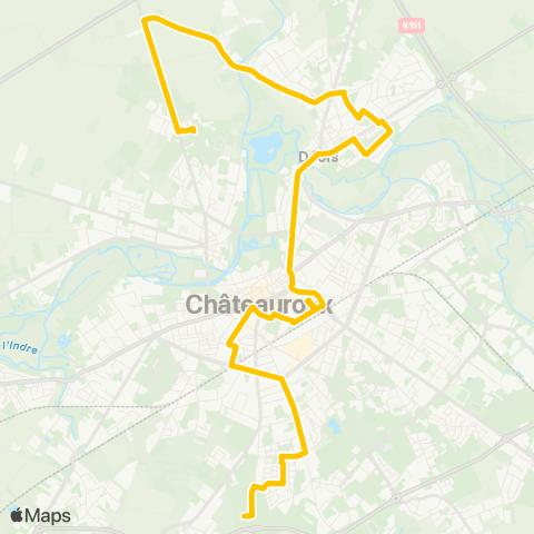 Horizon Vaugirard / Touvent (Dimanche) map