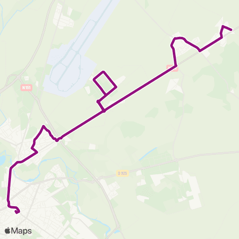 Horizon Croix Pascaud / Voltaire map