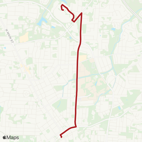 High Point Transit Oak Hollow Mall map