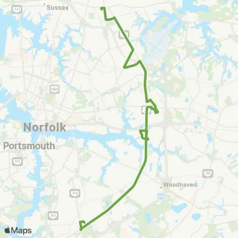 HRT Military Hwy map