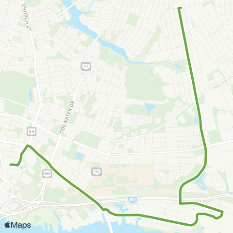 HRT Ballentine Blvd map