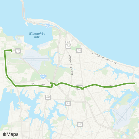 HRT Little Creek Rd map