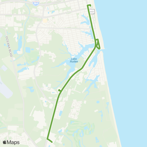 HRT Aquarium & Campground Shuttle map