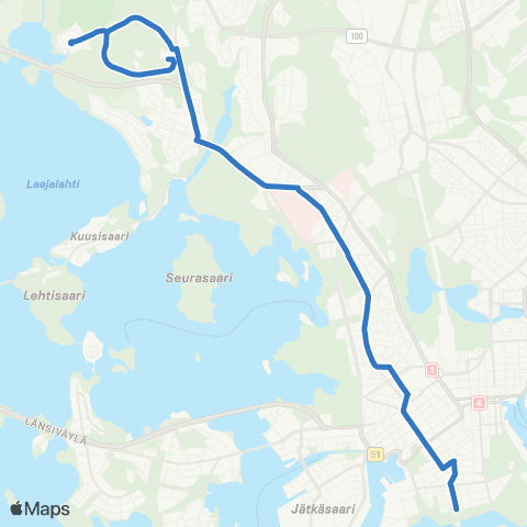HSL Eira-Kamppi-Munkkivuori map