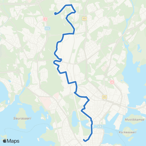 HSL Rautatientori-Pasila-Pirkkola map