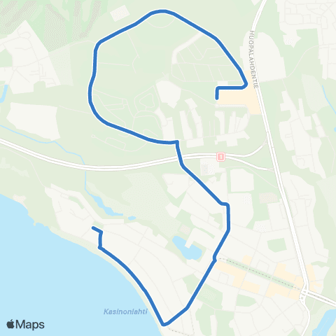 HSL Munkkivuori-Ritolehto map