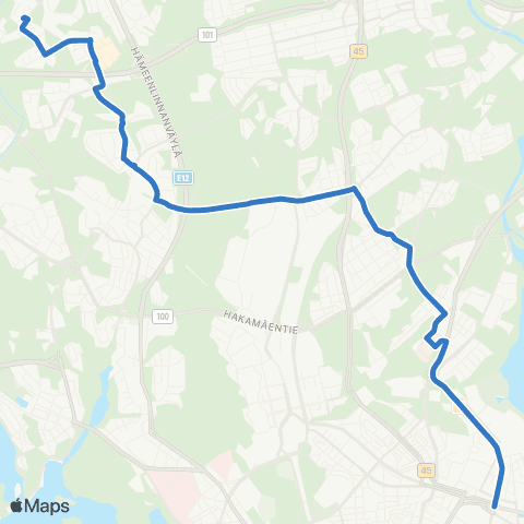 HSL Kalasatama(M)-Käpylä-Kannelmäki map