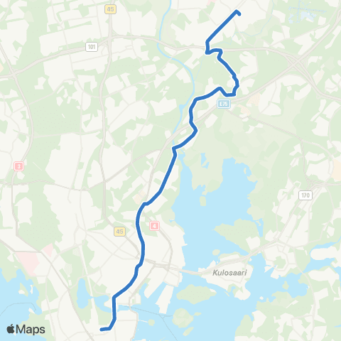 HSL Rautatientori-Pihlajisto-Pihlajamäki-Malmi map