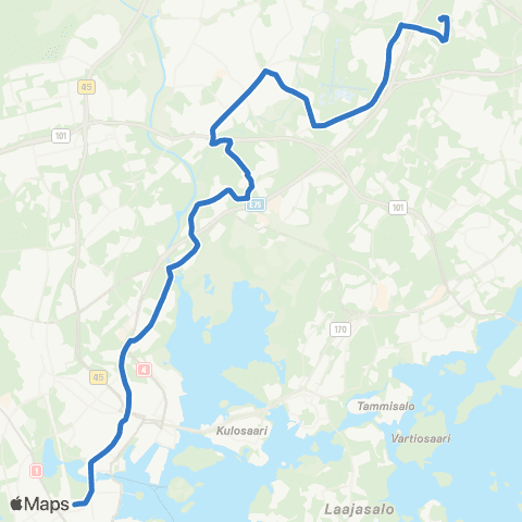 HSL Rautatientori-Tattarisuo-Jakomäki map