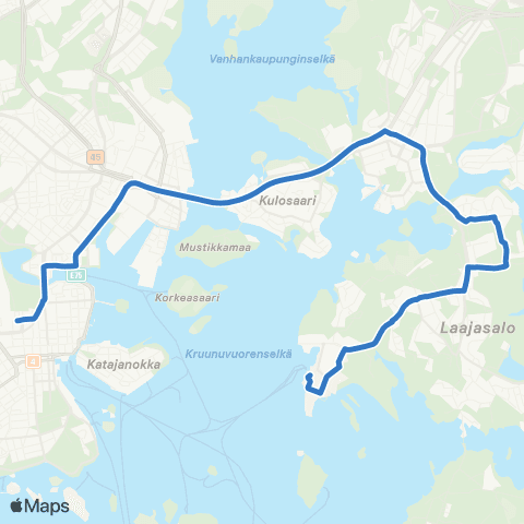 HSL Herttoniemi(M) - Kruunuvuorenranta map
