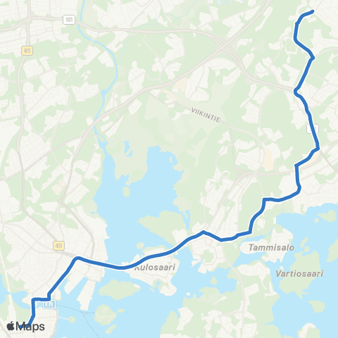 HSL Itäkeskus(M)-Porttitie-Kontula(M)-Kontulankaari map