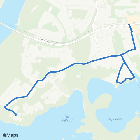 HSL Vuosaari(M)-Kallahti-Ramsinniemi map