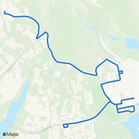 HSL Vuosaari (M)-Vuosaaren satama-Mellunmäki (M) map