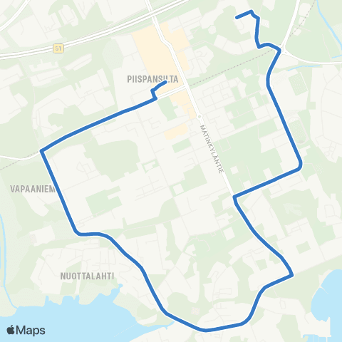 HSL Matinkylä (M)-Nuottaniemi-Matinkallio map