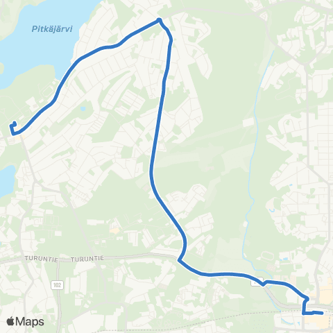 HSL Leppävaara-Jupperi-Lähderanta map
