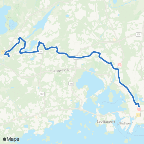 HSL Leppävaara-Kera-Lippajärvi-Jorvi map