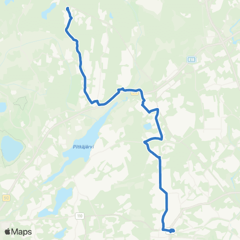 HSL Leppävaara-Pähkinärinne-Kalajärvi map