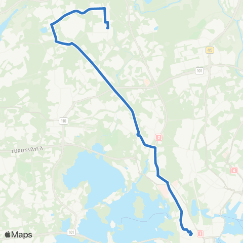 HSL Elielinaukio-Myyrmäki map