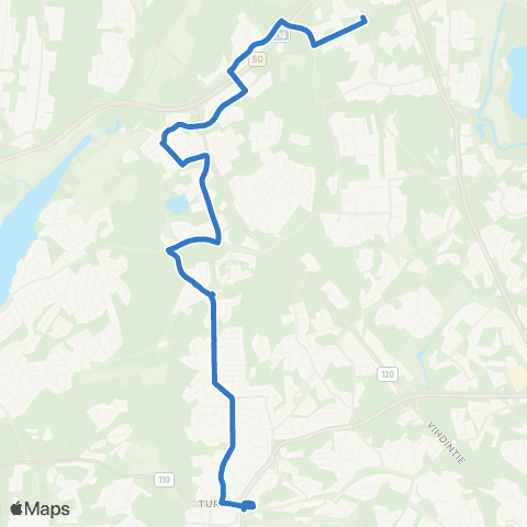 HSL Leppävaara - Pähkinärinne - Vantaankoski map