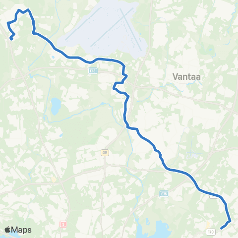 HSL Itäkeskus (M)-Malmi-Aviapolis-Kivistö map